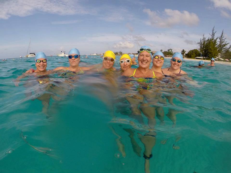 Jersey Girls and friends at Barbados Open Water Festival