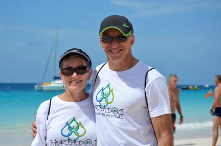 Open Water swimmers from Vancouver in Barbados