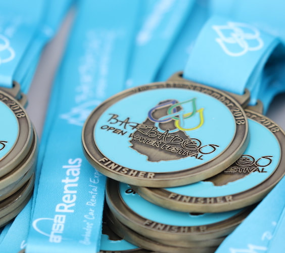 Finisher Medals Barbados Open Water Festival